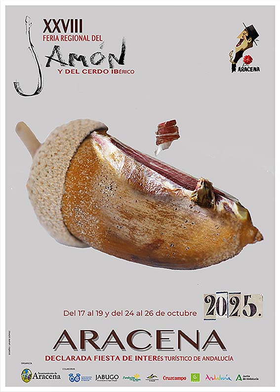 cartel-de-la-xxviii-feria-del-jamon-y-del-cerdo-iberico-de-aracena